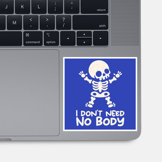 No Body Skeleton-None-Glossy-Sticker-NemiMakeit