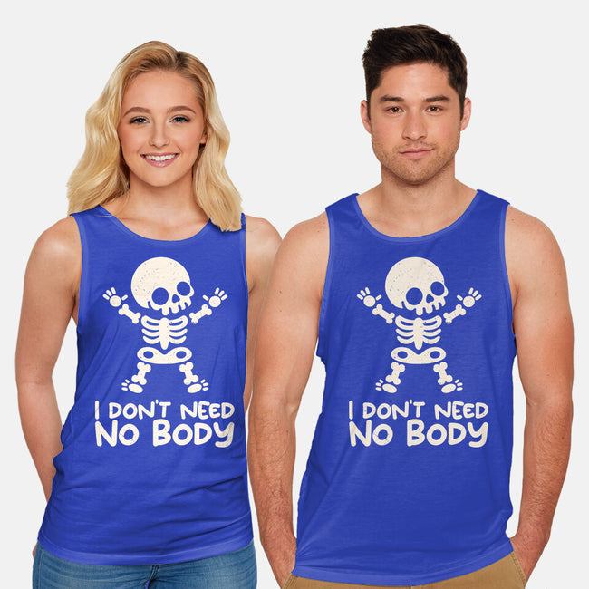 No Body Skeleton-Unisex-Basic-Tank-NemiMakeit