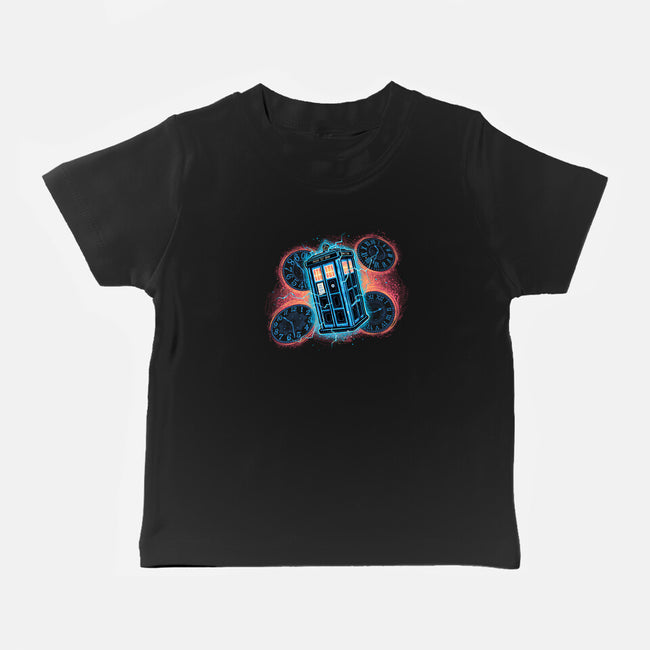 The Ripple Of Time-Baby-Basic-Tee-glitchygorilla