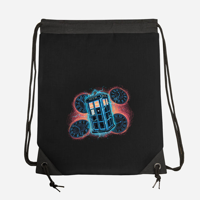 The Ripple Of Time-None-Drawstring-Bag-glitchygorilla
