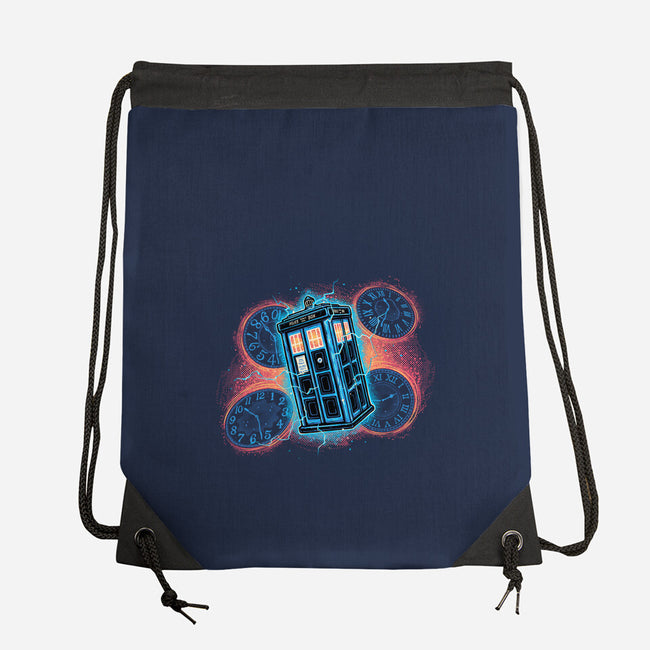 The Ripple Of Time-None-Drawstring-Bag-glitchygorilla
