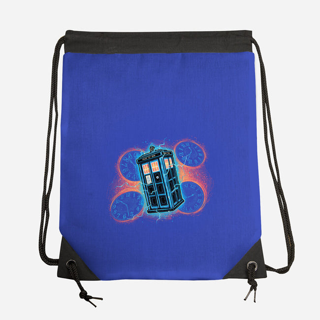 The Ripple Of Time-None-Drawstring-Bag-glitchygorilla
