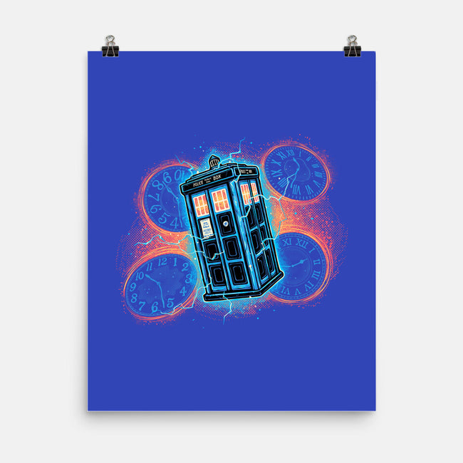 The Ripple Of Time-None-Matte-Poster-glitchygorilla