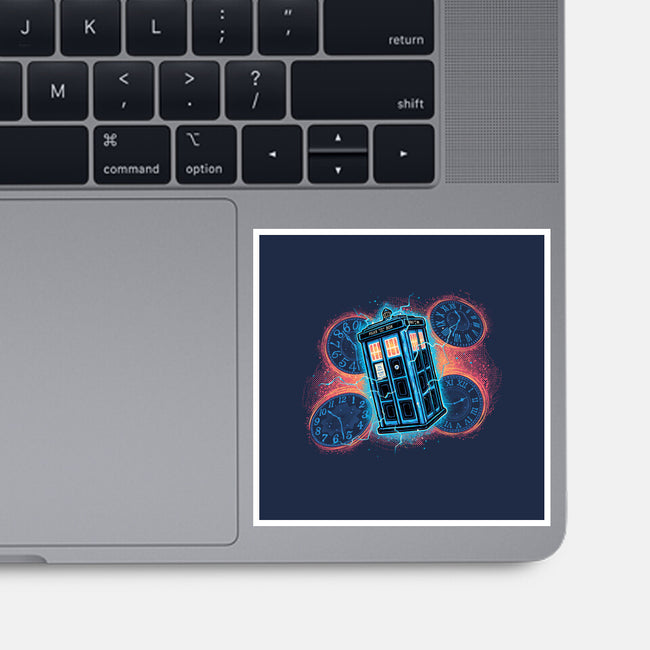 The Ripple Of Time-None-Glossy-Sticker-glitchygorilla