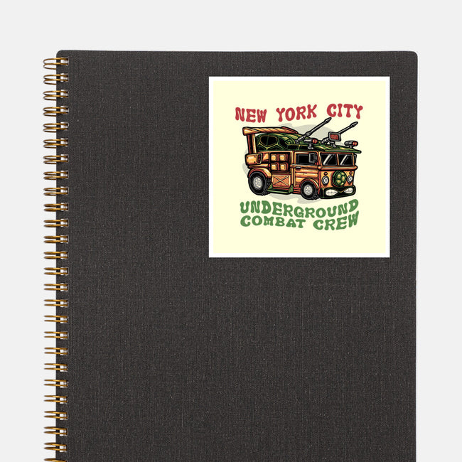 NYC Underground-None-Glossy-Sticker-glitchygorilla