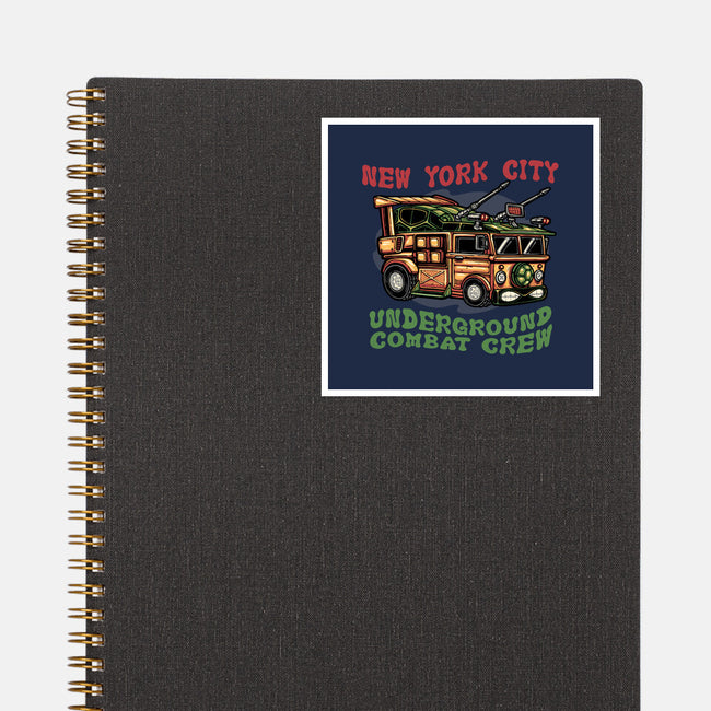 NYC Underground-None-Glossy-Sticker-glitchygorilla