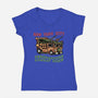 NYC Underground-Womens-V-Neck-Tee-glitchygorilla