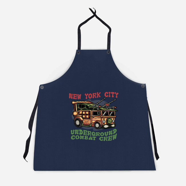 NYC Underground-Unisex-Kitchen-Apron-glitchygorilla