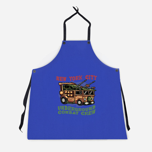 NYC Underground-Unisex-Kitchen-Apron-glitchygorilla