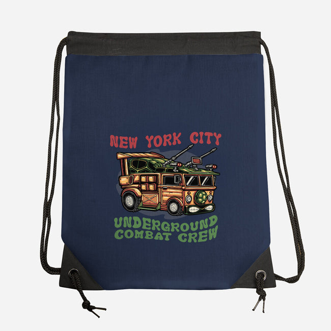 NYC Underground-None-Drawstring-Bag-glitchygorilla