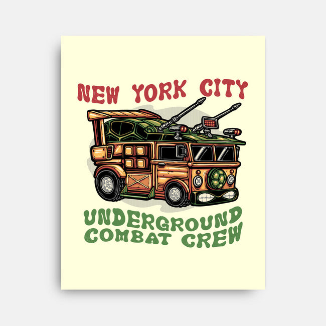 NYC Underground-None-Stretched-Canvas-glitchygorilla