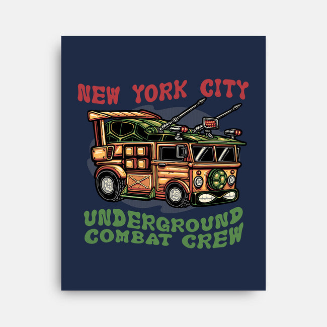 NYC Underground-None-Stretched-Canvas-glitchygorilla