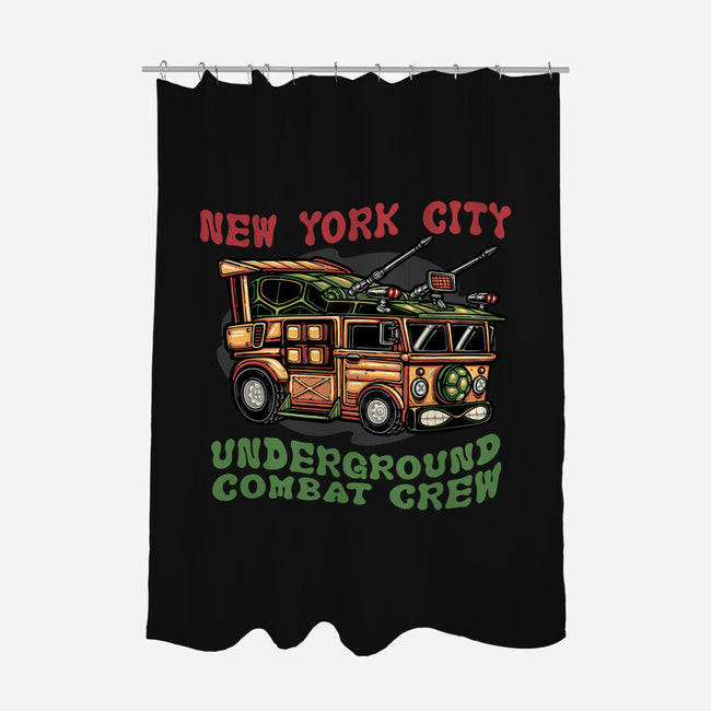 NYC Underground-None-Polyester-Shower Curtain-glitchygorilla