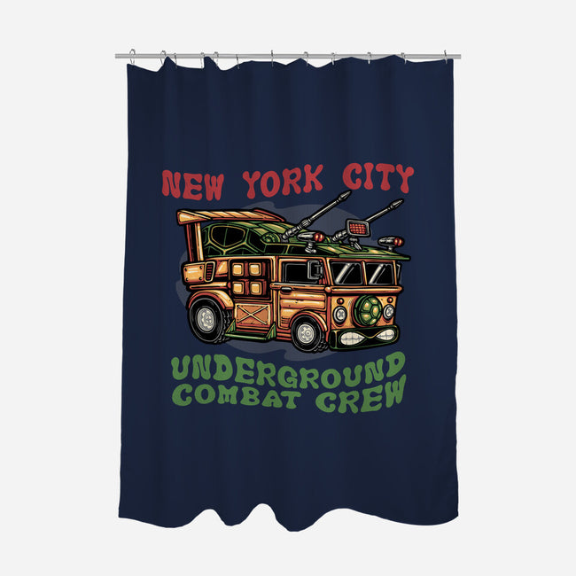 NYC Underground-None-Polyester-Shower Curtain-glitchygorilla
