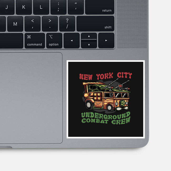NYC Underground-None-Glossy-Sticker-glitchygorilla