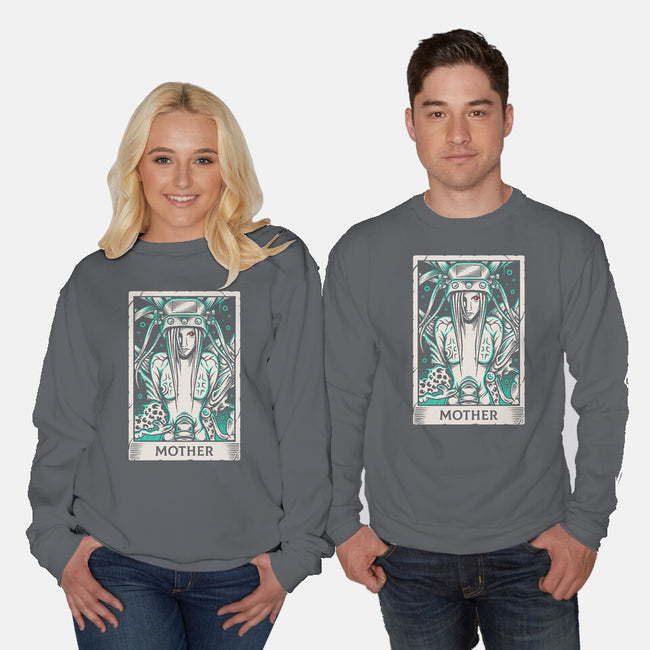 Jenova Tarot Card-Unisex-Crew Neck-Sweatshirt-Alundrart