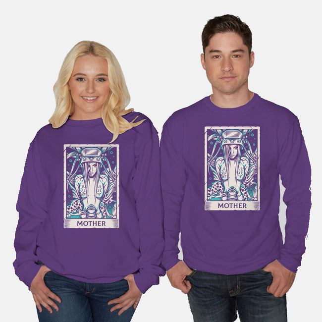 Jenova Tarot Card-Unisex-Crew Neck-Sweatshirt-Alundrart