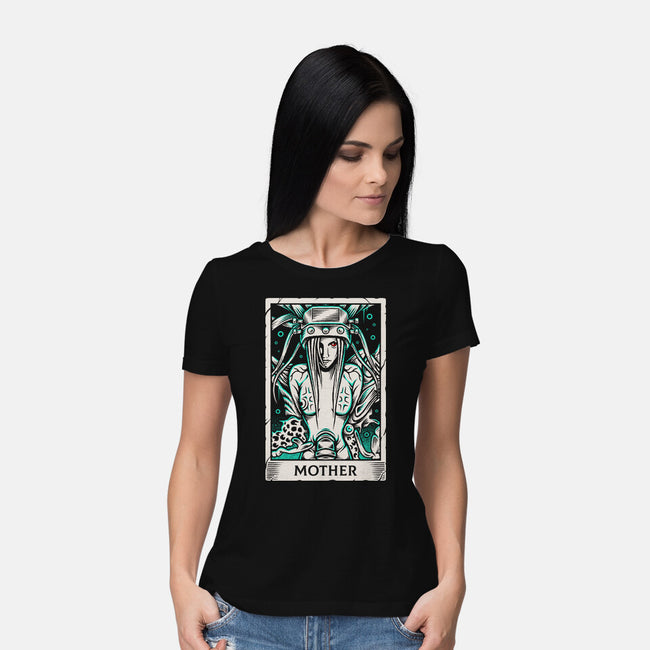 Jenova Tarot Card-Womens-Basic-Tee-Alundrart