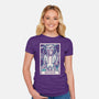 Jenova Tarot Card-Womens-Fitted-Tee-Alundrart
