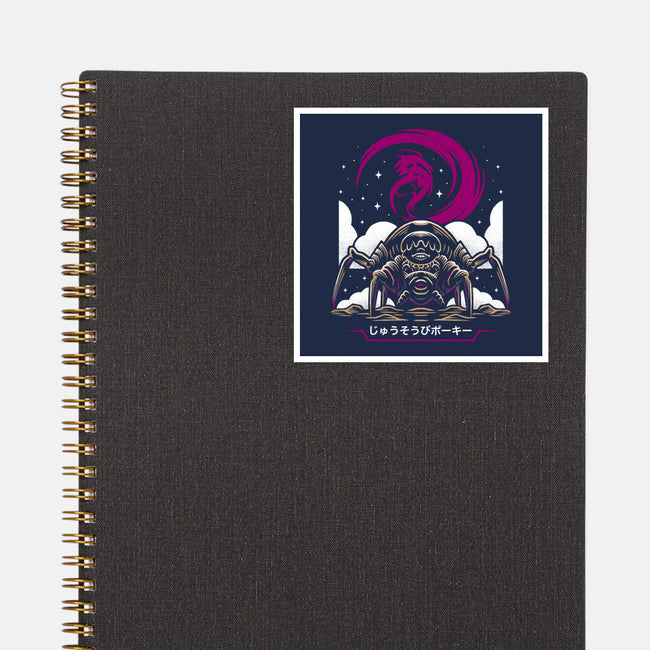 Armed Spider-None-Glossy-Sticker-Alundrart