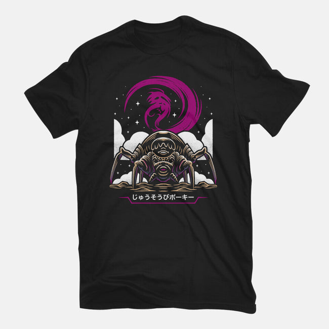 Armed Spider-Womens-Fitted-Tee-Alundrart