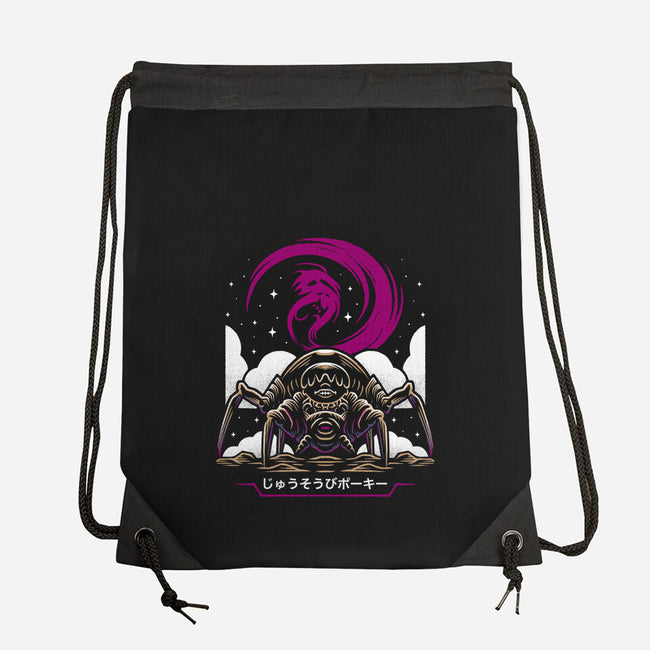 Armed Spider-None-Drawstring-Bag-Alundrart