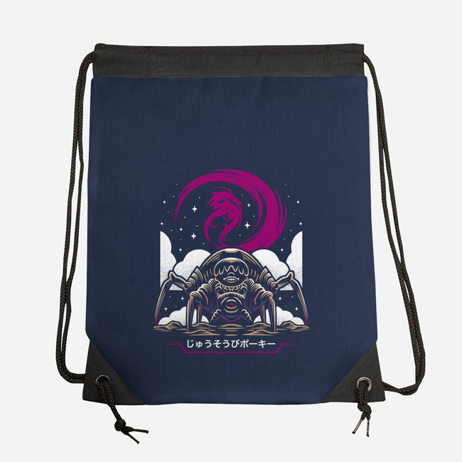 Armed Spider-None-Drawstring-Bag-Alundrart