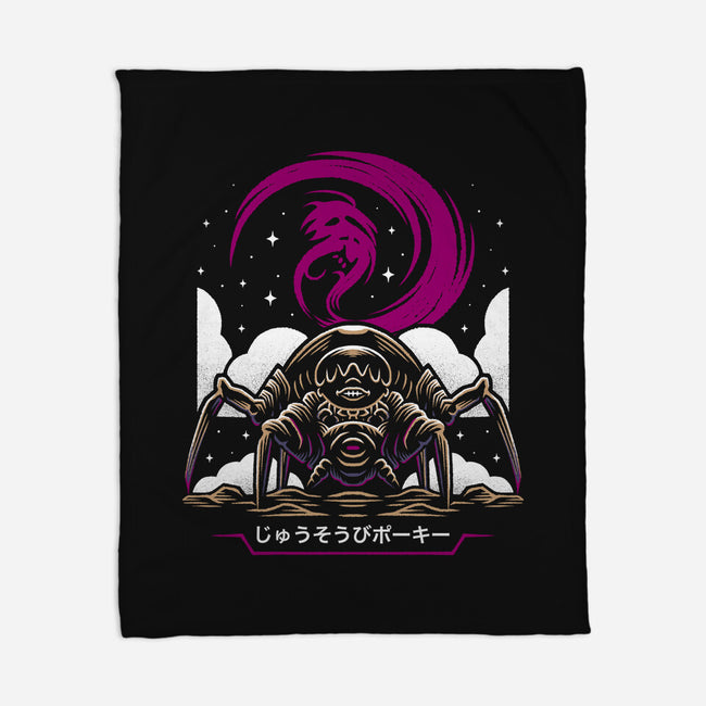 Armed Spider-None-Fleece-Blanket-Alundrart