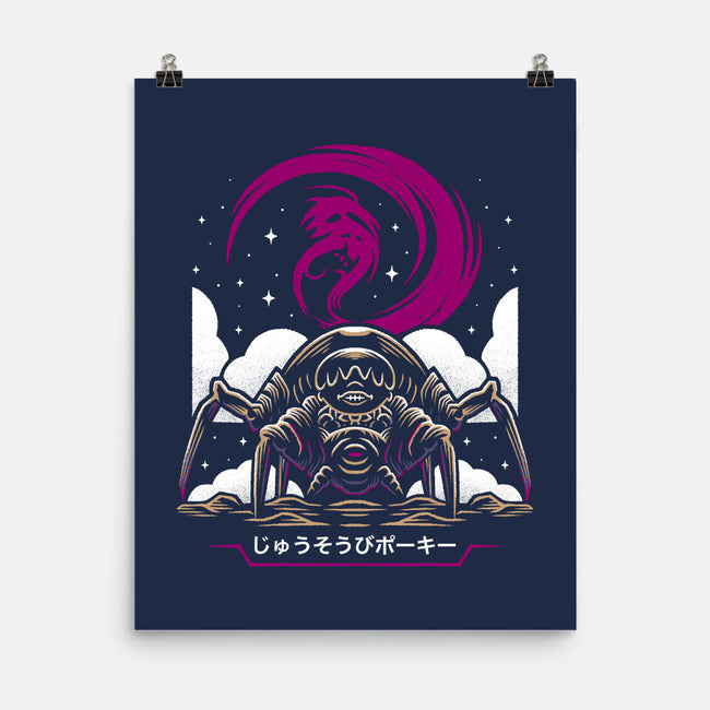 Armed Spider-None-Matte-Poster-Alundrart