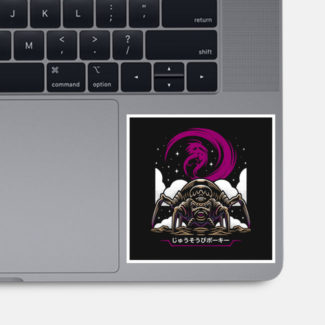Armed Spider-None-Glossy-Sticker-Alundrart
