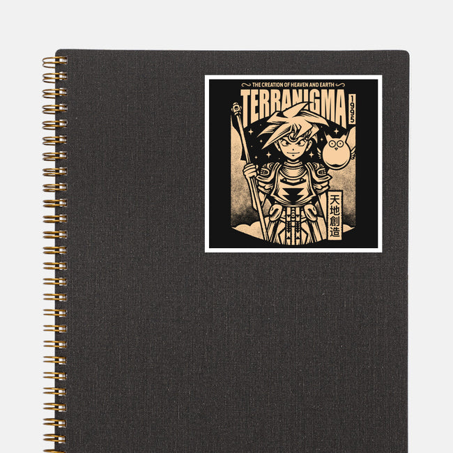 Ark And Yomi Terranigma-None-Glossy-Sticker-Alundrart