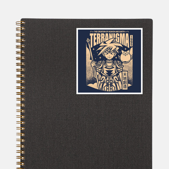 Ark And Yomi Terranigma-None-Glossy-Sticker-Alundrart