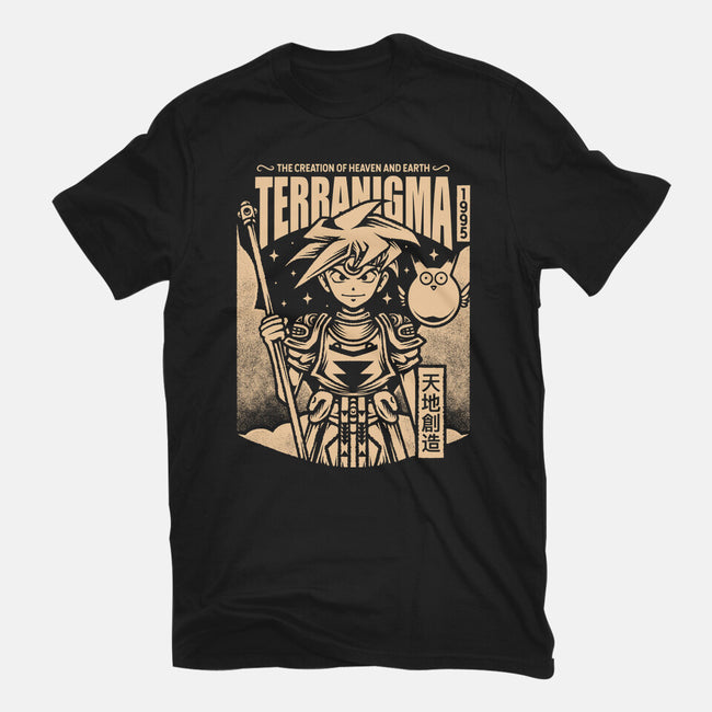 Ark And Yomi Terranigma-Mens-Basic-Tee-Alundrart