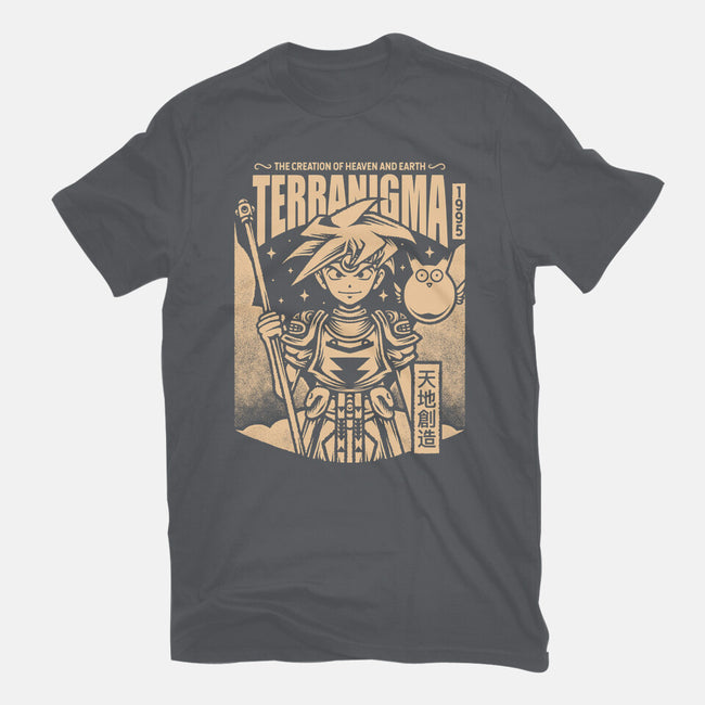 Ark And Yomi Terranigma-Mens-Basic-Tee-Alundrart
