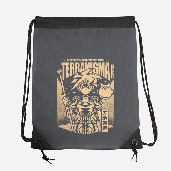 Ark And Yomi Terranigma-None-Drawstring-Bag-Alundrart