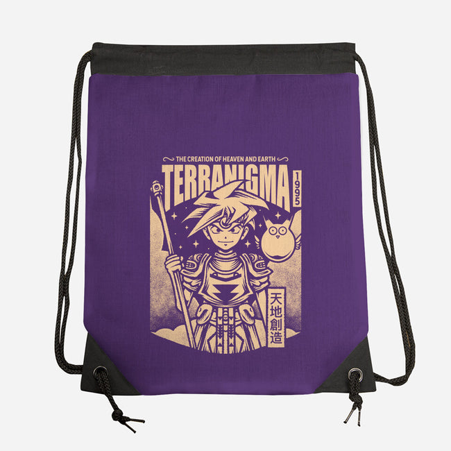 Ark And Yomi Terranigma-None-Drawstring-Bag-Alundrart