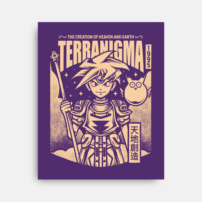 Ark And Yomi Terranigma-None-Stretched-Canvas-Alundrart