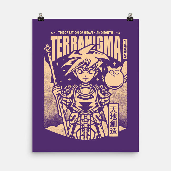 Ark And Yomi Terranigma-None-Matte-Poster-Alundrart
