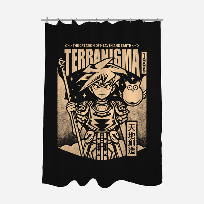 Ark And Yomi Terranigma-None-Polyester-Shower Curtain-Alundrart