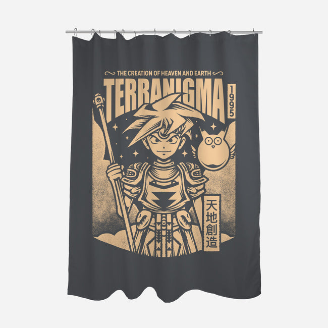 Ark And Yomi Terranigma-None-Polyester-Shower Curtain-Alundrart
