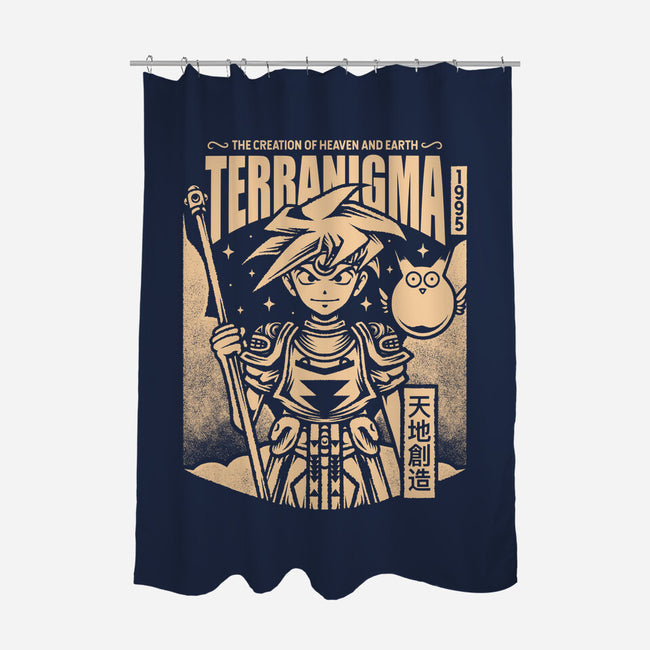 Ark And Yomi Terranigma-None-Polyester-Shower Curtain-Alundrart