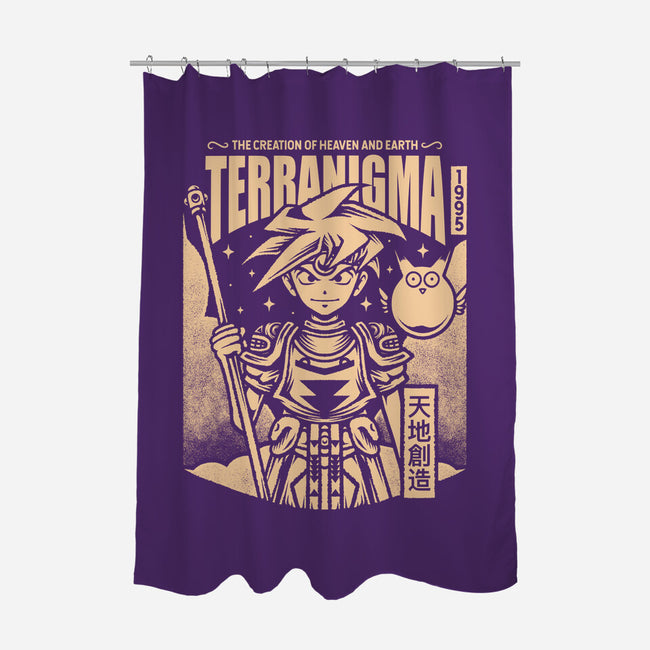 Ark And Yomi Terranigma-None-Polyester-Shower Curtain-Alundrart