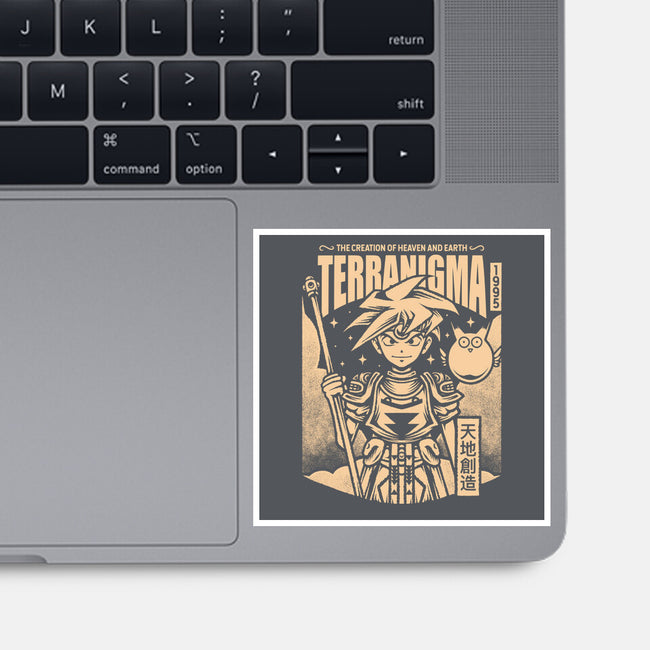 Ark And Yomi Terranigma-None-Glossy-Sticker-Alundrart