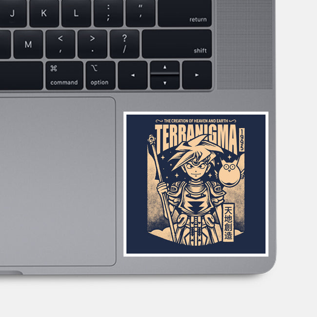 Ark And Yomi Terranigma-None-Glossy-Sticker-Alundrart