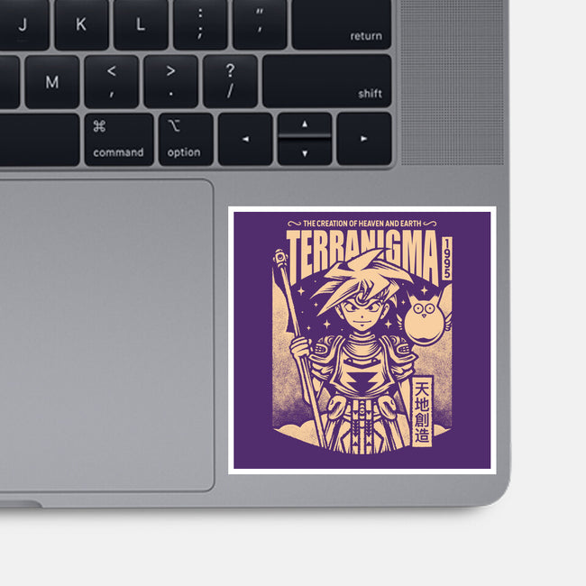 Ark And Yomi Terranigma-None-Glossy-Sticker-Alundrart