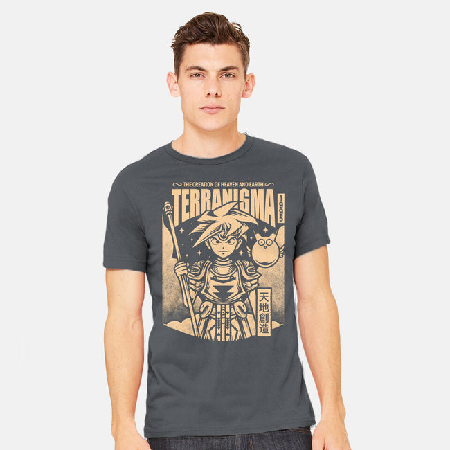 Ark And Yomi Terranigma-Mens-Heavyweight-Tee-Alundrart
