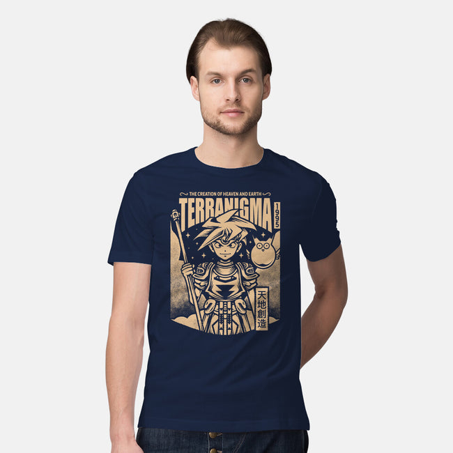 Ark And Yomi Terranigma-Mens-Premium-Tee-Alundrart