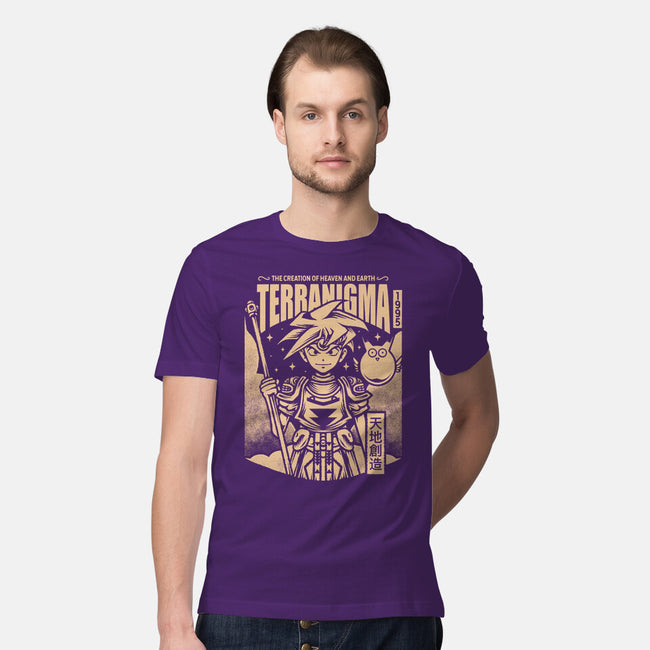 Ark And Yomi Terranigma-Mens-Premium-Tee-Alundrart