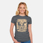 Ark And Yomi Terranigma-Womens-Fitted-Tee-Alundrart
