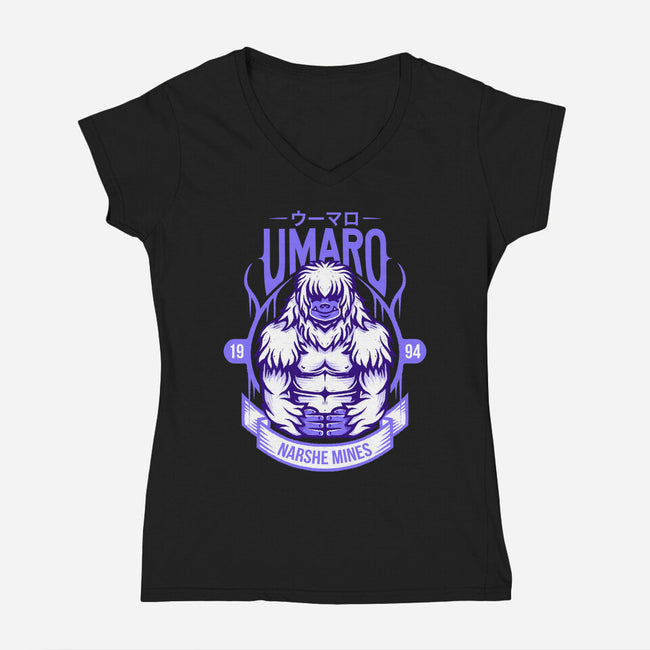 Umaro-Womens-V-Neck-Tee-Alundrart